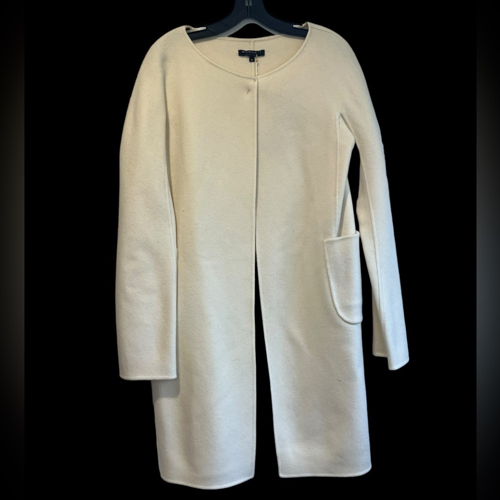 POLOGEORGIS**BURNETT***Cashmere Ivory Coat***Med. $1180 - Picture 1 of 4